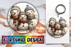 Winter Gingerbread Wrap Keychain Mug Sublimation Product Image 1