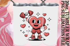 ENCHANTING ADVENTURES 20oz TUMBLER WRAP, Valenines Heart Product Image 1