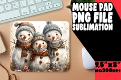 Gingerbread Man Holiday Design Mouse Pad Product Image 1