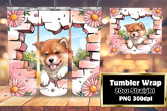 ELEGANT 20oz Tumbler Design for Any Occasion , Cute Dog Product Image 1