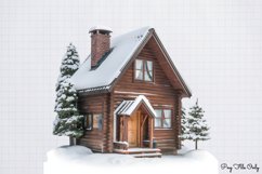 Woodland Christmas Watercolor Clipart PNG Product Image 1