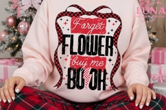 Forget Flowers Buy Me Books PNG, Valentine Book Lover Png Product Image 4