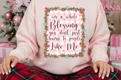 I’m A Whole Blessing PNG, Simply Blessed Affirmation Quote Product Image 6