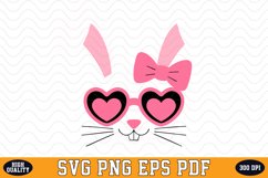 Cute Bunny SVG Sublimation Design | Sublimation Product Image 1