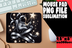 Bright MOUSE PAD Sublimation Style, Astronaut Product Image 1