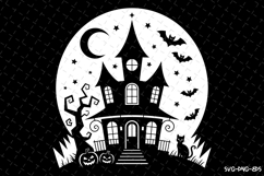 Haunted House Svg | Halloween Svg | Svg Cut Files Product Image 1