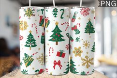 Christmas Tree Tumbler Wrap -High Quality 300 Dpi Product Image 1