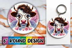 Circle of Happiness Keychain PNG, Valentines Product Image 1