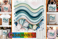 Charming TOTE BAG Designs PNG, Pattern Product Image 1