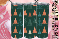 Cozy Sublimation 20oz tumbler wrap, Christmas Product Image 1