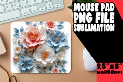 Elegant Colorful Floral Pattern Pad: Chic Charm Product Image 1