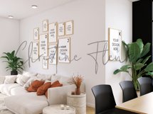 Boho Gallery Wall Frame Mockup - Living Room Product Image 3