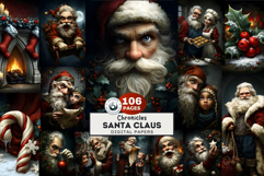 Santa Claus Chronicles Vintage Christmas Journal Paper Pages Product Image 1