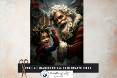 Santa Claus Chronicles Vintage Christmas Journal Paper Pages Product Image 15