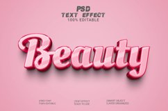 Beauty 3d Editable Text Effect Style Product Image 1
