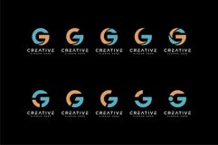 set of letters g logo design vector Product Image 1