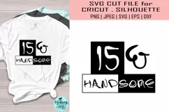 15 and handsome svg, 15th birthday svg, birthday svg Product Image 1