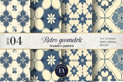 Retro Geometric Pattern | Vintage Geometric Texture Product Image 1