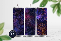 Neon Cobweb Digital Papers, Spooky texture Product Image 2