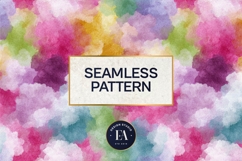 Watercolor Wash Digital Paper | Seamless Rainbow Texture Product Image 3