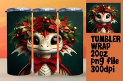 Sublimation Designs for 20oz Tumbler , Dragon Product Image 1