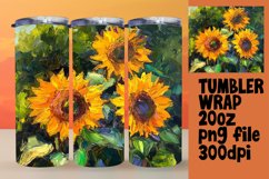 Creative Oil Flower Tumbler Wrap for Crafting Product Image 1