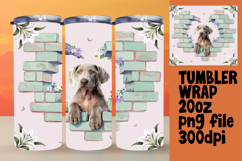 DYNAMIC 20oz Tumbler Template for Gifts , Cute Dog Product Image 1