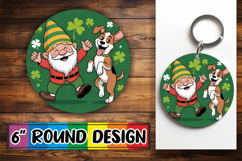 Bright Round Ornaments Sublimation PNG, St Patricks Product Image 1