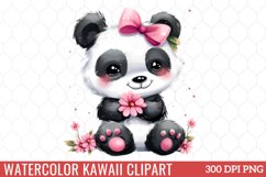 Watercolor Kawaii Clipart Product Image 1