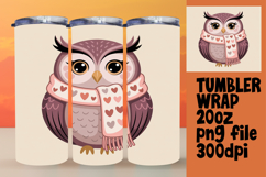 20oz Tumbler Wrap for DIY , Valenines Animals Product Image 1