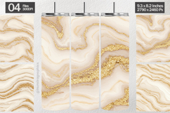 Beige Marble Tumbler Wrap| Tumbler Sublimation Product Image 1
