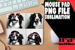 Comedic Dog Photo Sublimation Mouse Pad Design for Creative Product Image 1