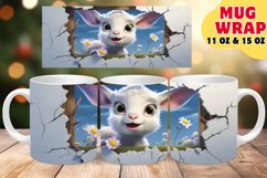 Animal Magic in Every Sip: Sublimation Mug Wraps Product Image 1