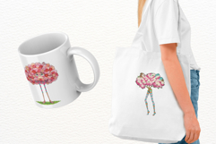 Quirky Rero Spring Trees Clipart Product Image 4