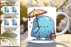CLASSY PNG Mug Wrap Design 15oz , Monster Product Image 1