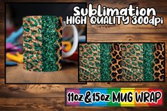 Vibrant Leopard &amp; Flower Fusion Mug Designs 15oz 11oz Product Image 1