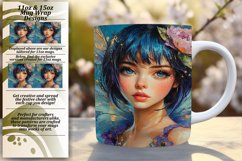 GORGEOUS PNG Mug Wrap Design 15oz , Fairy Product Image 1
