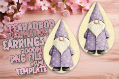 Gorgeous Teardrop Design PNG for Sublimation , Gnome Product Image 1