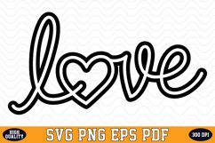 Love Valentine Day SVG | SVG Cut files Product Image 1