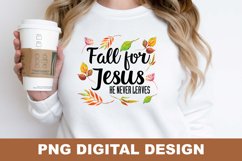 Love Fall Christian PNG Sublimation Design Product Image 6