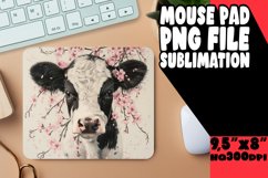 Farmyard Friends Cow Sublimation Mouse Pads Product Image 1