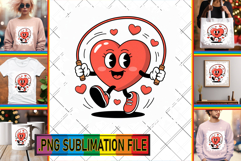 Unique PNG Designs for Gifts, Valenines Heart Product Image 1