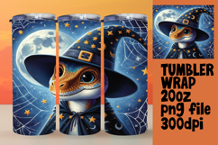 Playful 20oz Tumbler Template , Halloween Dino Product Image 1