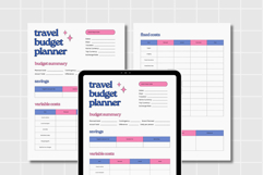 Travel Budget Planner Printable &amp; Digital Use PDF Product Image 1