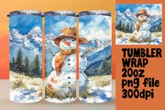 Sunny Snowman Surprises: Tropical Sublimation Product Image 1