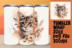 Tumbler Sublimation: Happy Meows Product Image 1