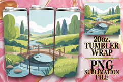 Uplifting Moments 20oz tumbler wrap, Spring Product Image 1