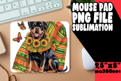 RADIANT mouse mat Sublimation Ideas, Cute Dog Product Image 1