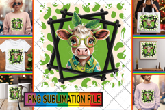 Cozy TSHIRT Designs Ideas PNG, Cute Cow Product Image 1