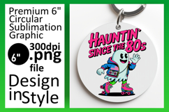 Lovely Round Design Coaster Artwork , Funny Ghost Product Image 1